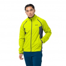 Jack Wolfskin Bike Softshell Jacket and Vest Tandem (PFC-Free) Yellow Men